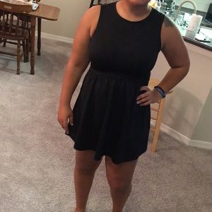 Mini black dress